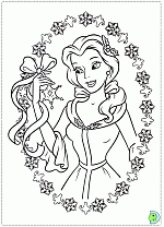 Christmas_Disney_princesses-ColoringPage-03