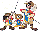 The three musketeers coloring pages for kids