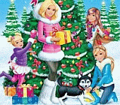 Barbie in a Perfect Christmas coloring pages