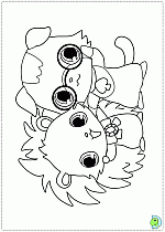 Jewelpet coloring pages, Jewelpet printable coloring page- DinoKids.org