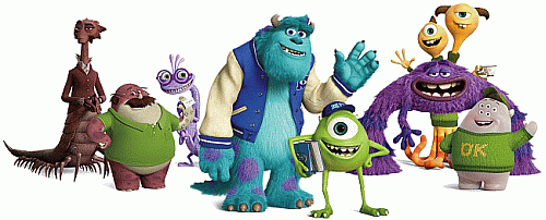Monsters University coloring pages for kids