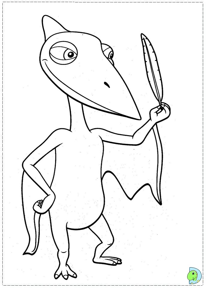 Dinosaur Train Coloring Page DinoKids