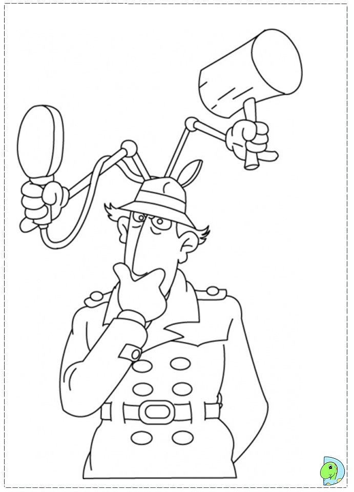 gadget boy coloring pages - photo #5