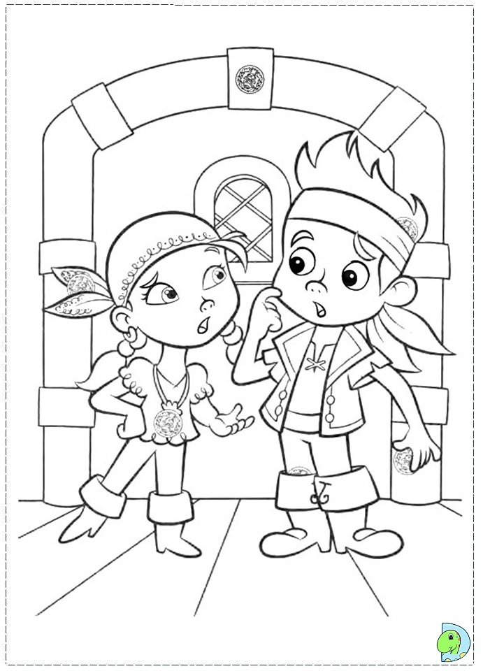 jake and the pirates coloring pages - photo #42