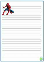 Spiderman-Writing_Paper-10