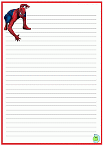 Spiderman-Writing_Paper-15