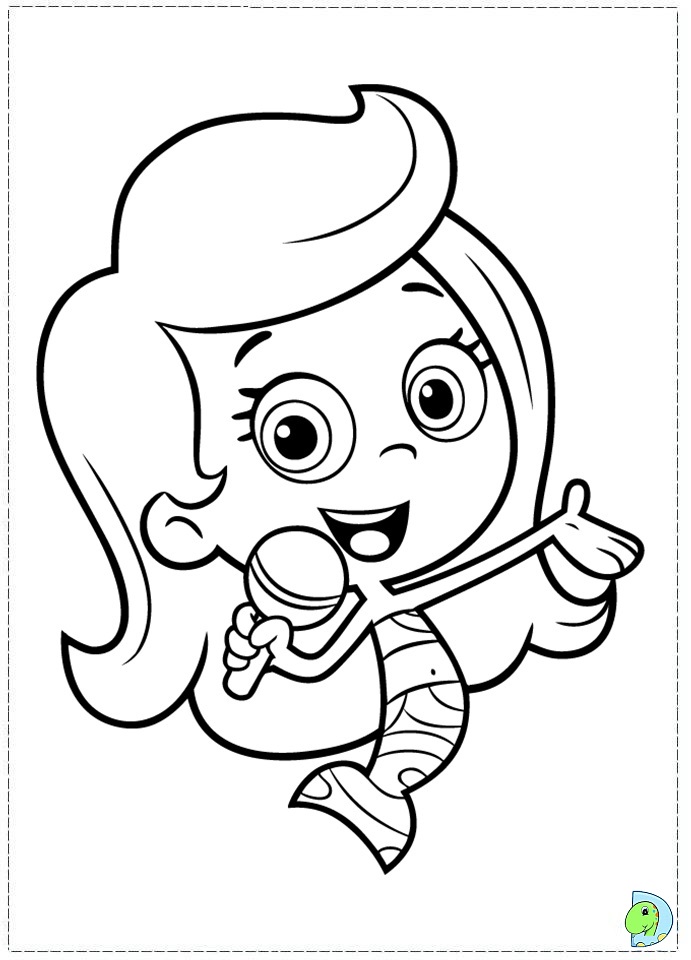 molly bubble guppies coloring pages - photo #6