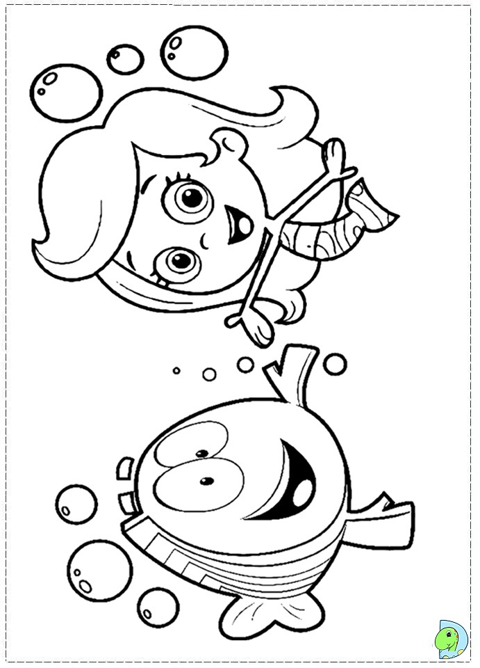 bubble guppies coloring pages deema