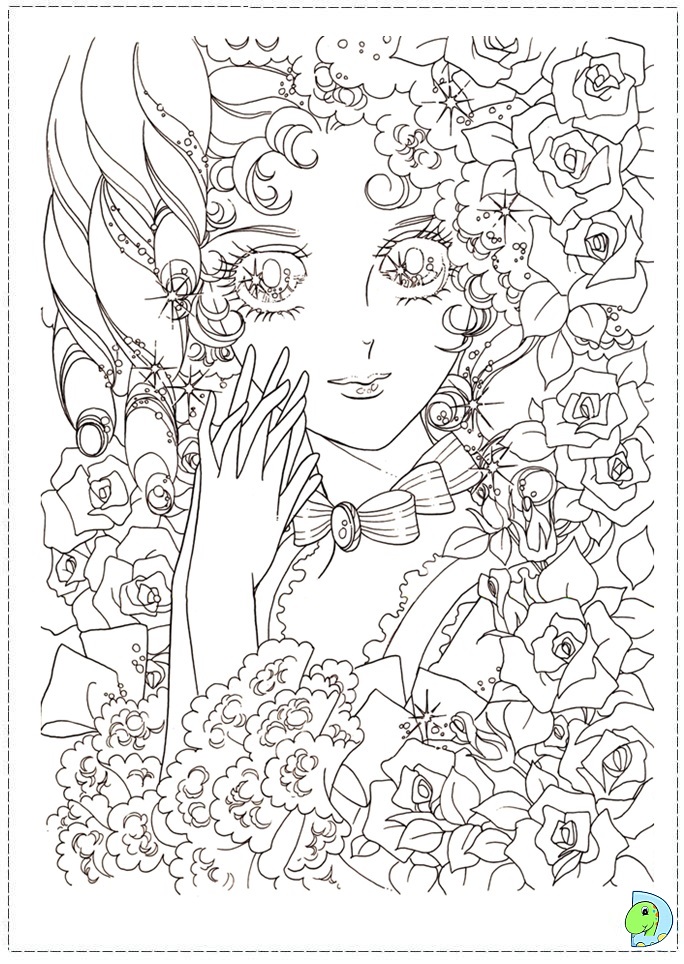 lady coloring pages - photo #49
