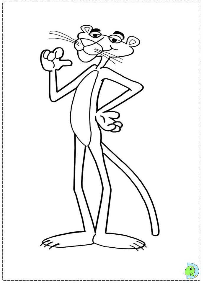Pink Panther coloring page  Free Printable Coloring Pages