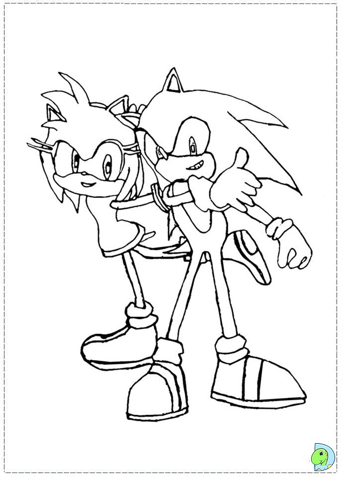 yellow sonic printable coloring pages - photo #49