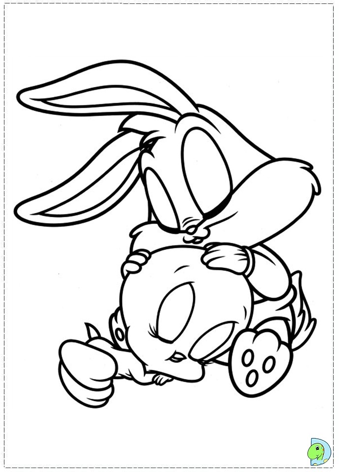 Baby Looney Tunes Coloring page- DinoKids.org