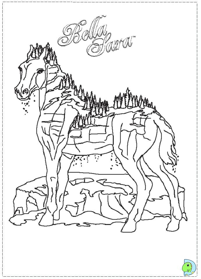 magical horse coloring pages - photo #45
