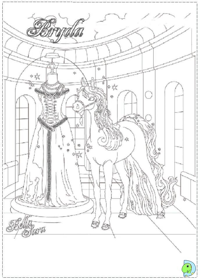 magical horse coloring pages - photo #36