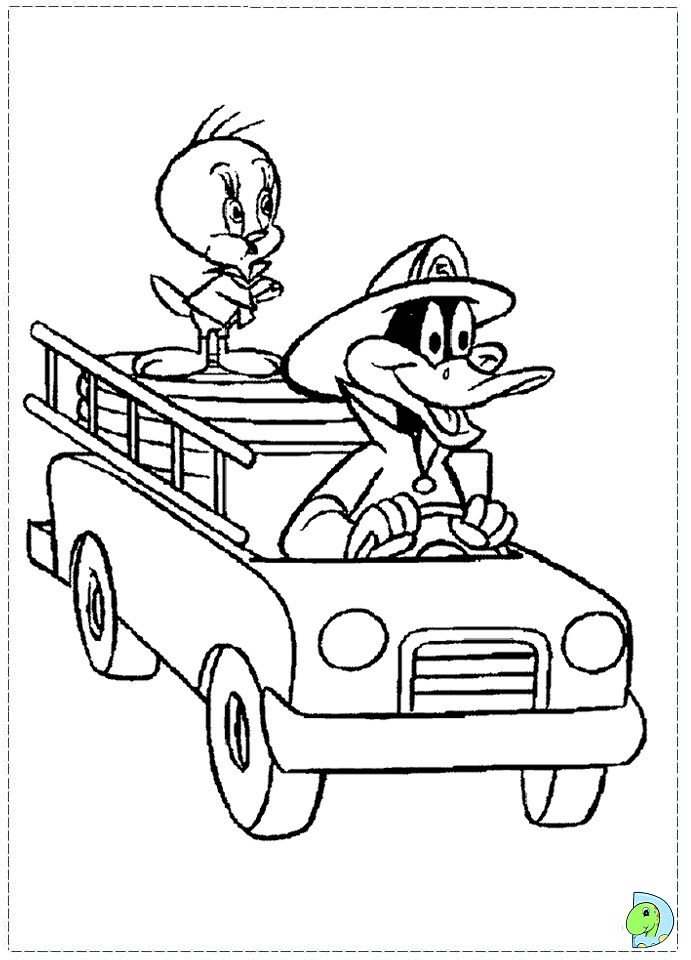 daffy duck printable coloring pages - photo #19