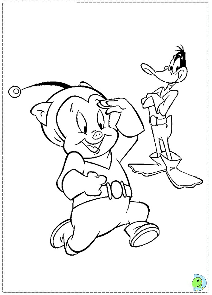 daffy duck and bugs bunny coloring pages - photo #8