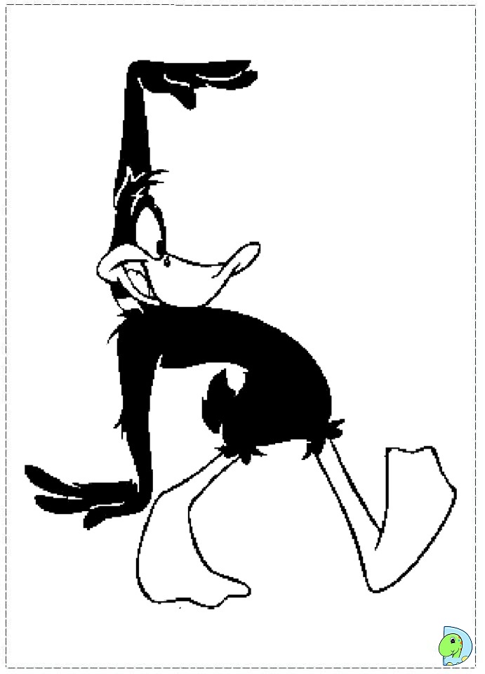 daffy duck printable coloring pages - photo #48
