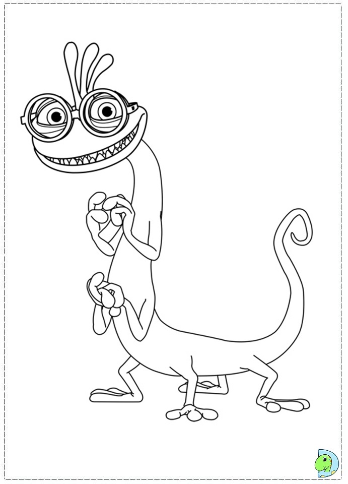 monsters university mike coloring pages - photo #24