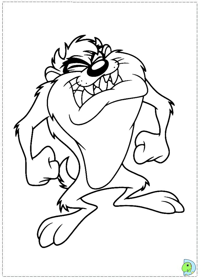 tazmanian coloring pages - photo #15