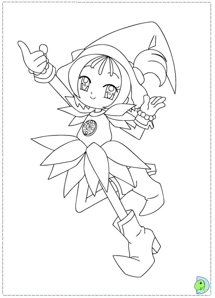 magical doremi coloring pages - photo #24