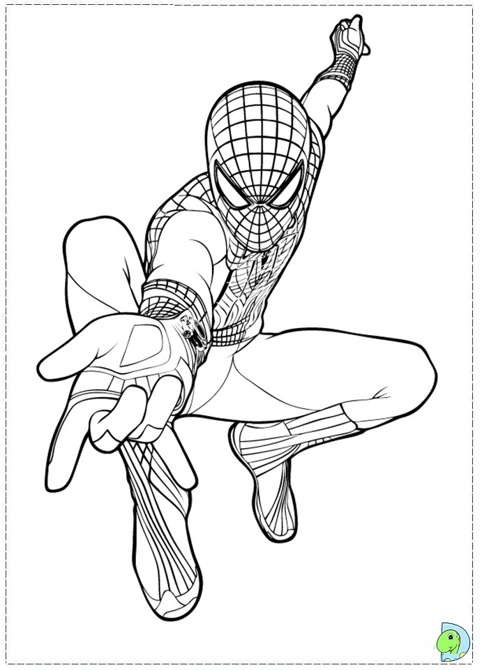 ultimate spiderman coloring pages to print - photo #46