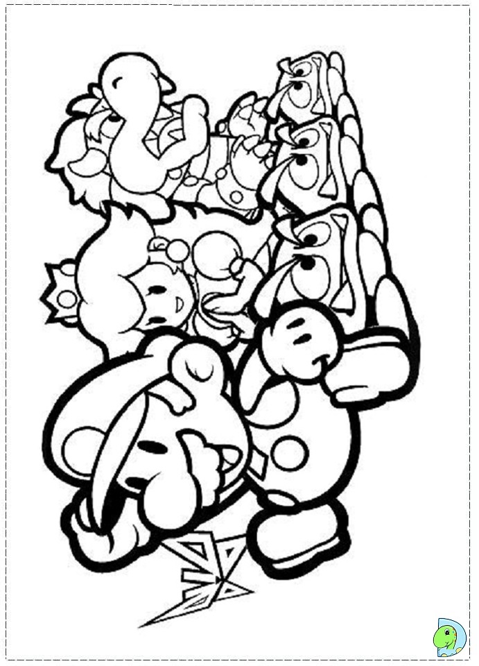 Super Mario Bros Coloring page DinoKids org