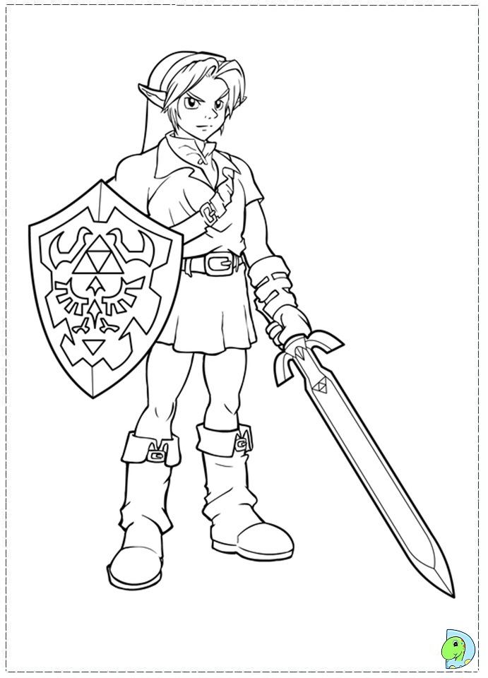 majoras mask link coloring pages - photo #20