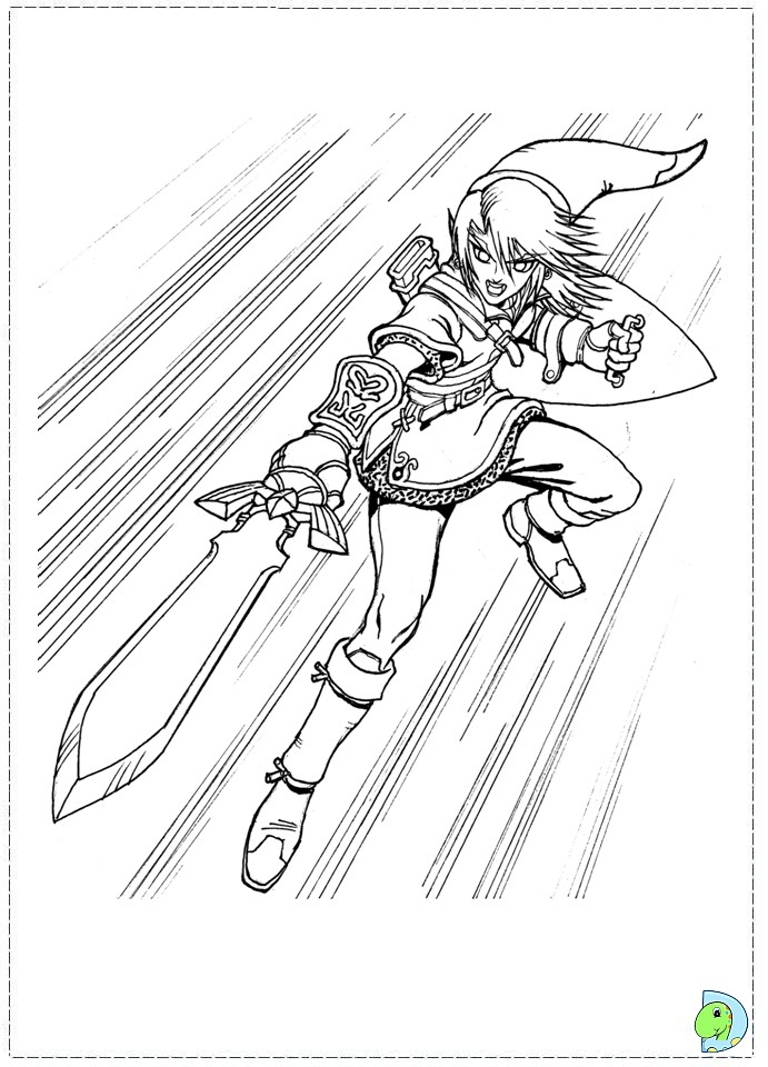 zelda the wind waker coloring pages - photo #25