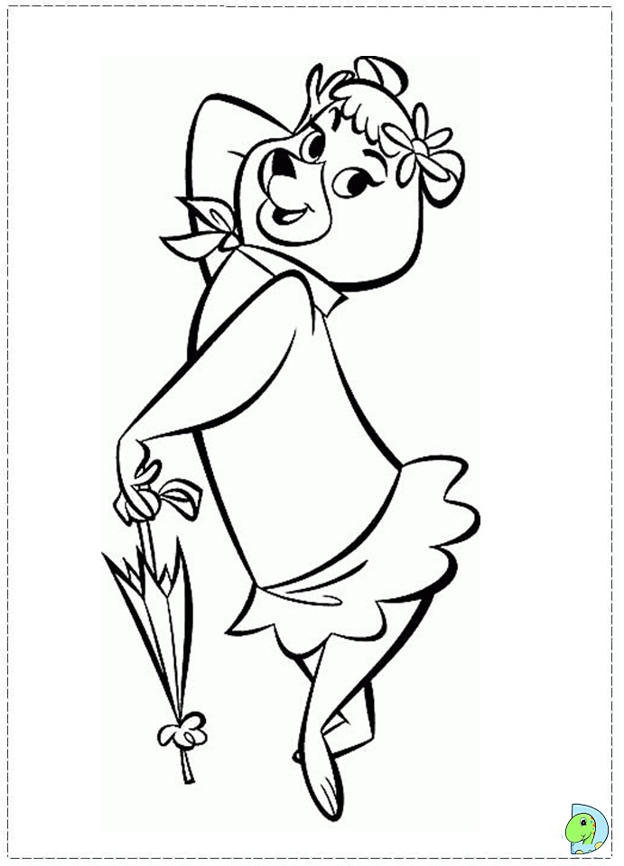 yogi bear coloring pages for kids - photo #29