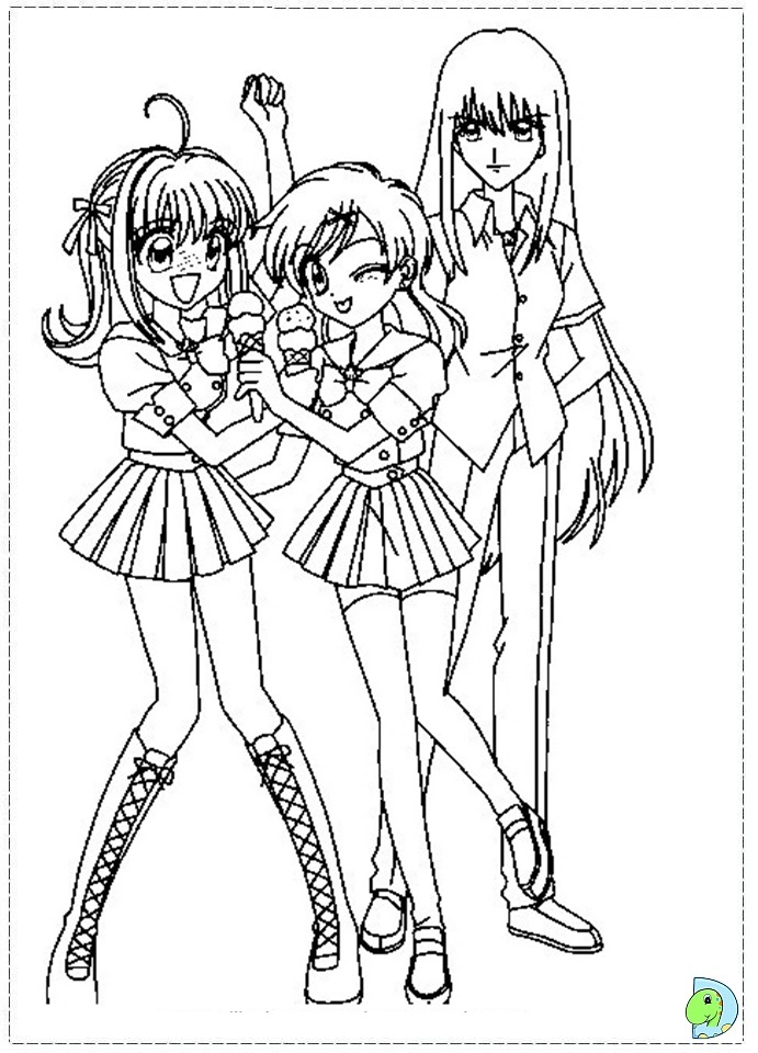 Chibi Mermaid Melody Coloring Pages Coloring Pages