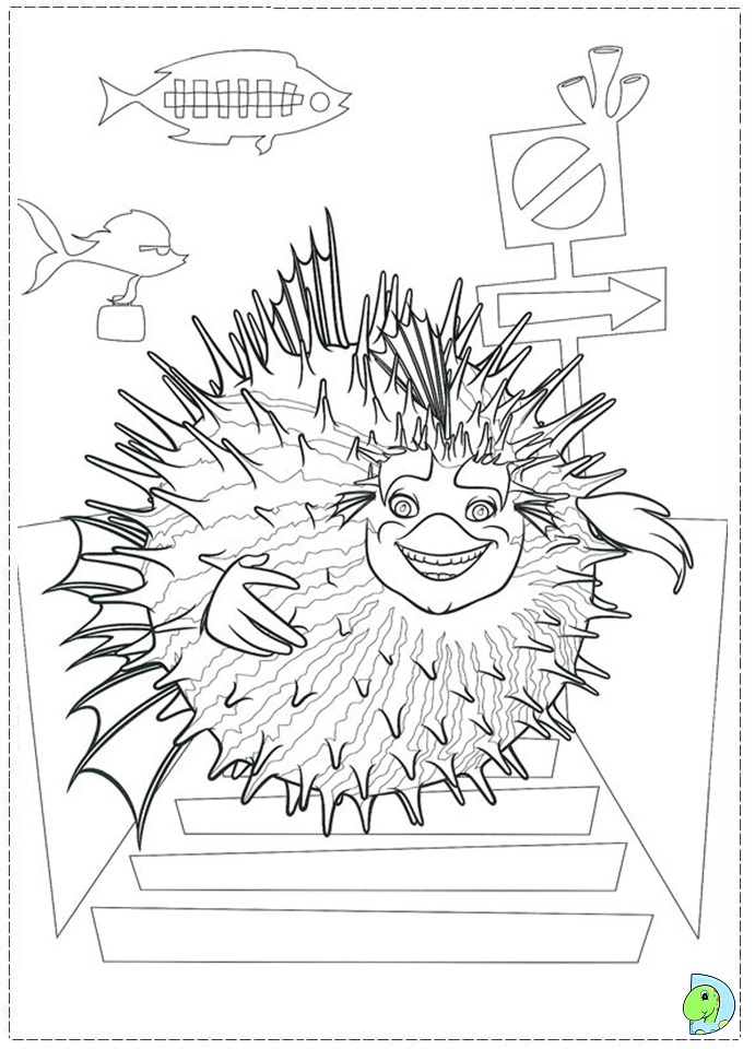 Shark Tale coloring page- DinoKids.org