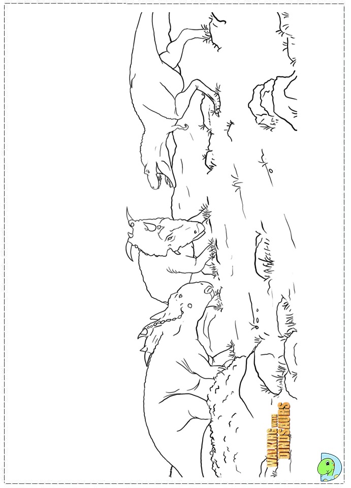 walking with the dinosaurs coloring pages - photo #12
