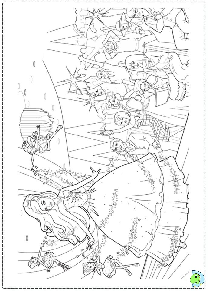 barbie fashion fairytale coloring pages printable