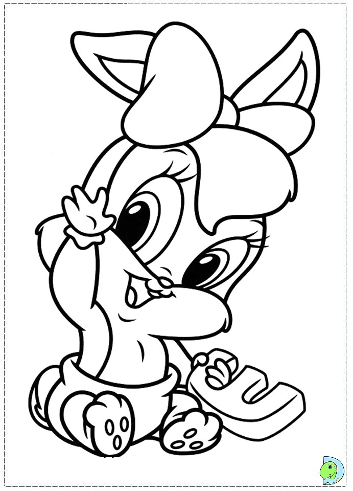 babs bunny coloring pages - photo #45