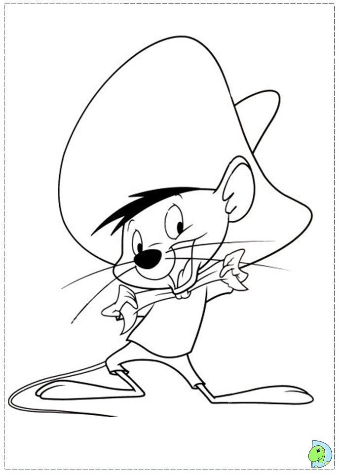 Speedy Gonzales color page - Coloring pages for kids