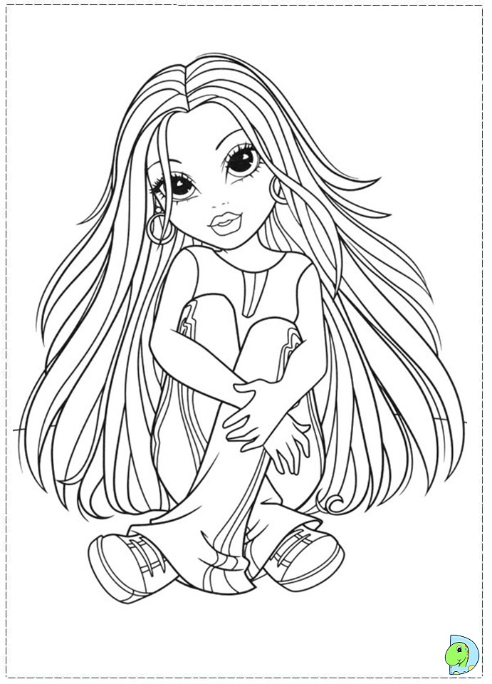 Moxie Girlz Coloring Page
