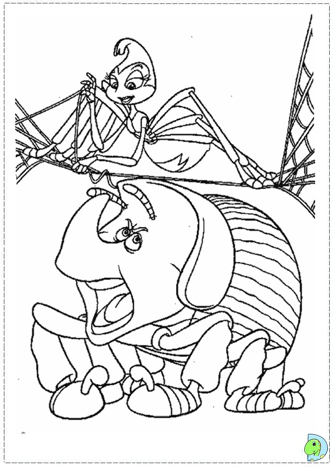 a bugs life coloring pages - photo #32