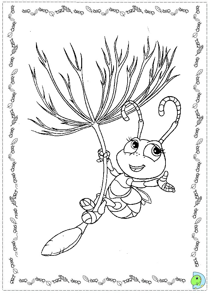 a bugs life coloring pages ladybug - photo #10