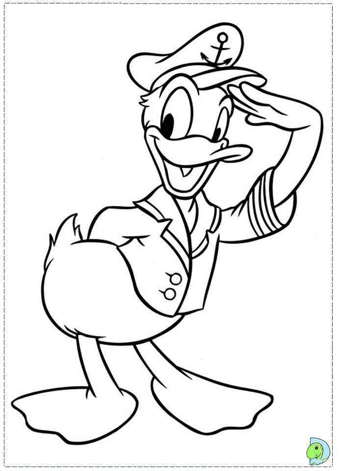 baby donald coloring pages - photo #35