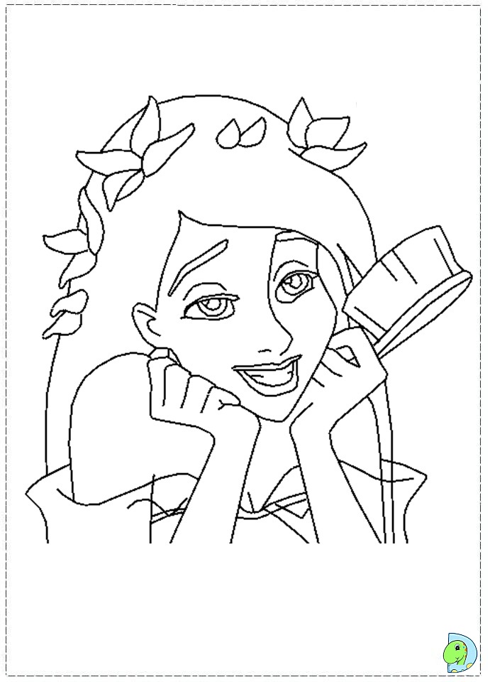 the enchanted forest coloring pages - photo #49