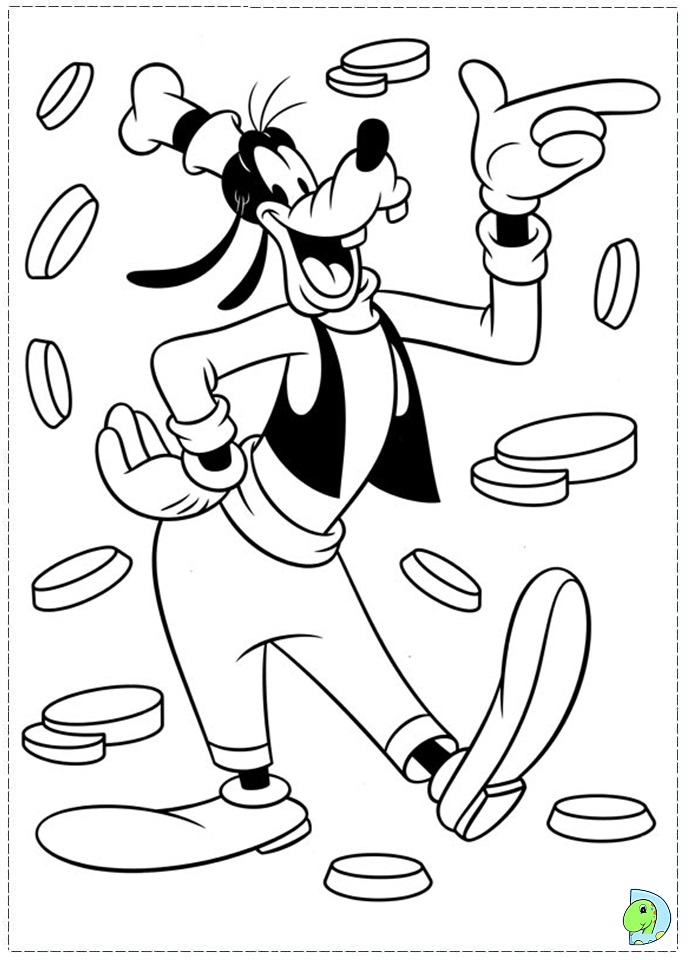 a goofy movie coloring pages - photo #49
