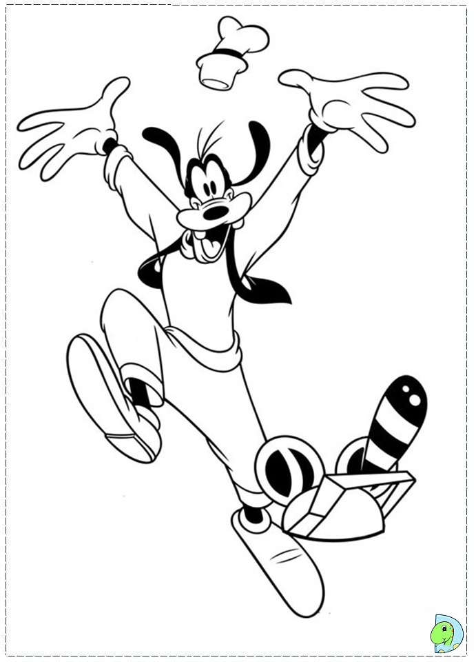 a goofy movie coloring pages - photo #29