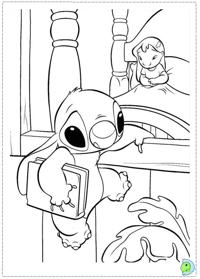 Lilo and Stitch coloring page- DinoKids.org