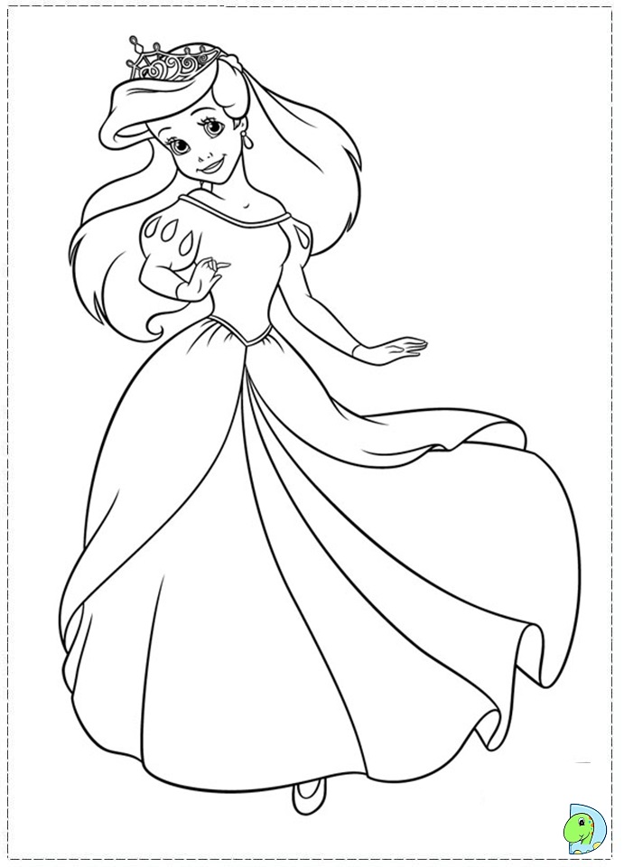 danish little mermaid coloring pages - photo #27