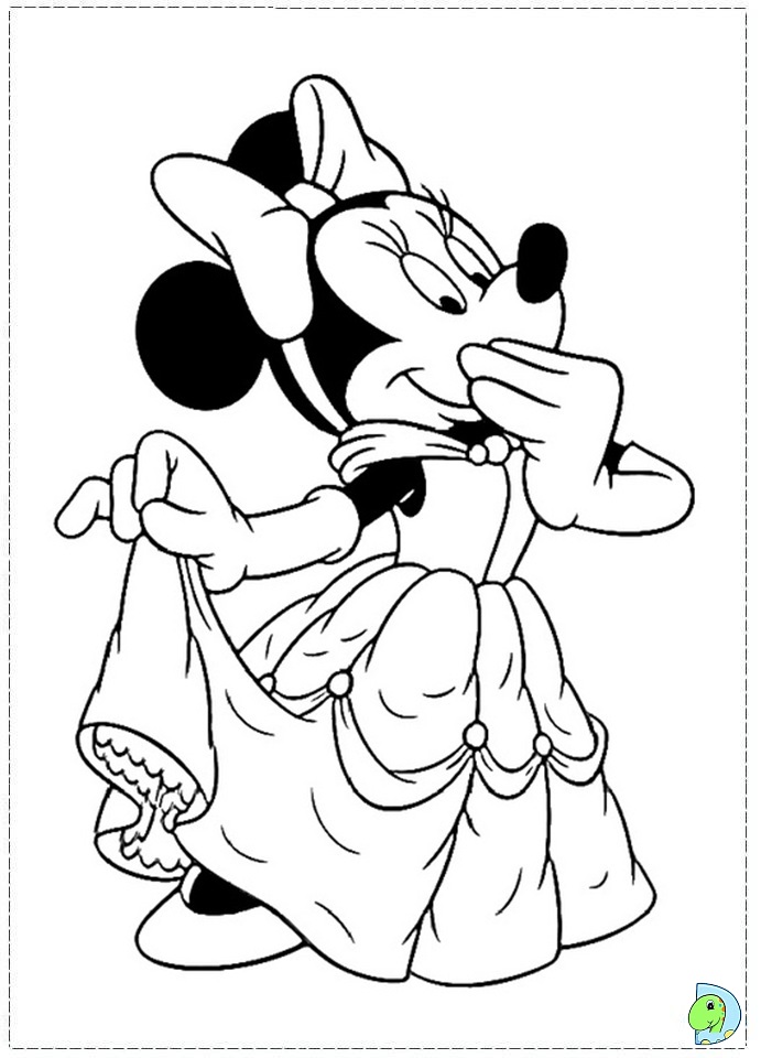 <strong>minnie</strong> mouse birthday coloring pages