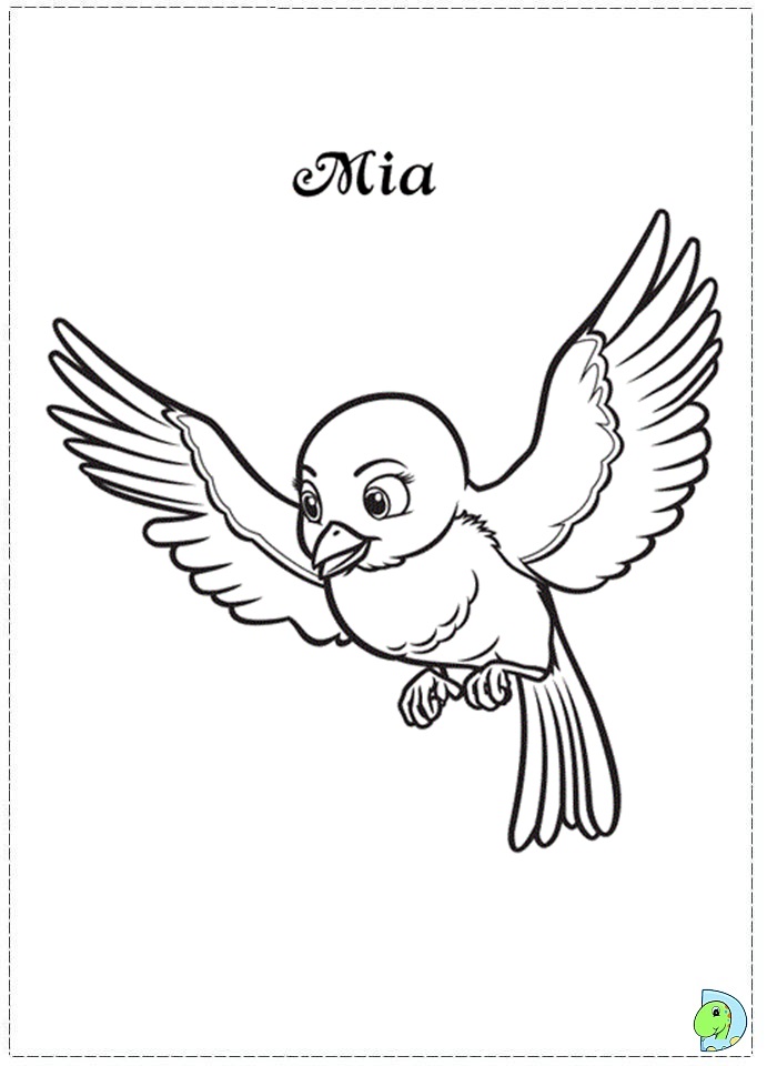 Sofia the First Coloring page- DinoKids.org