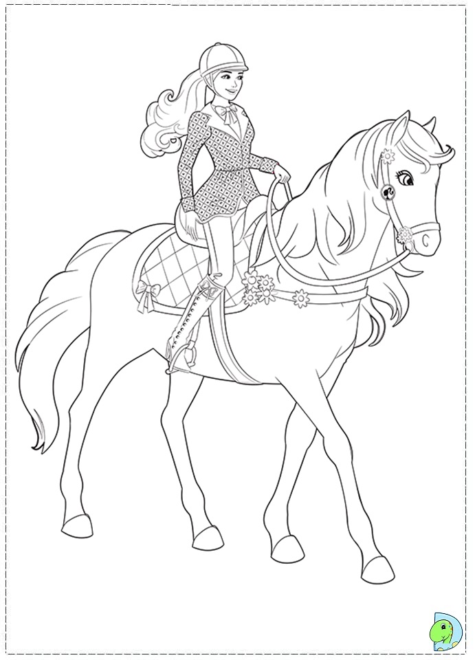 Free coloring pages of barbie with sisters