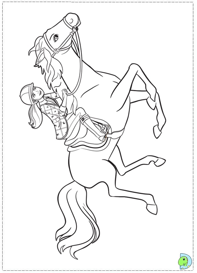 barbie and sisters coloring pages