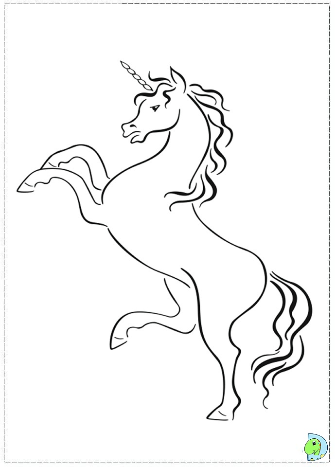unicorns and rainbows coloring pages - photo #32