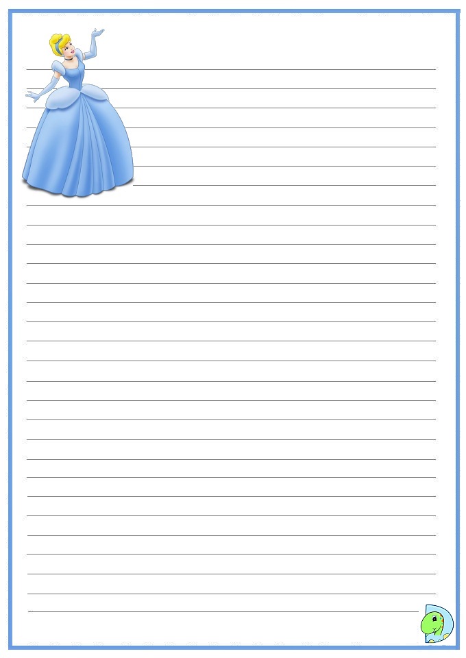 Print lined writing paper